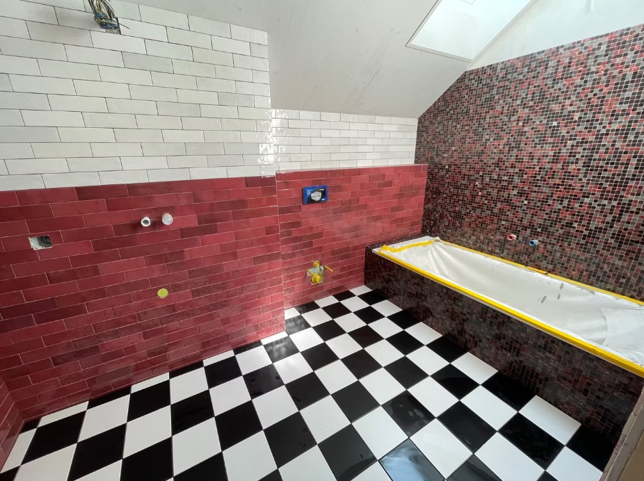 Mosaik und kontrastreiche Flächen